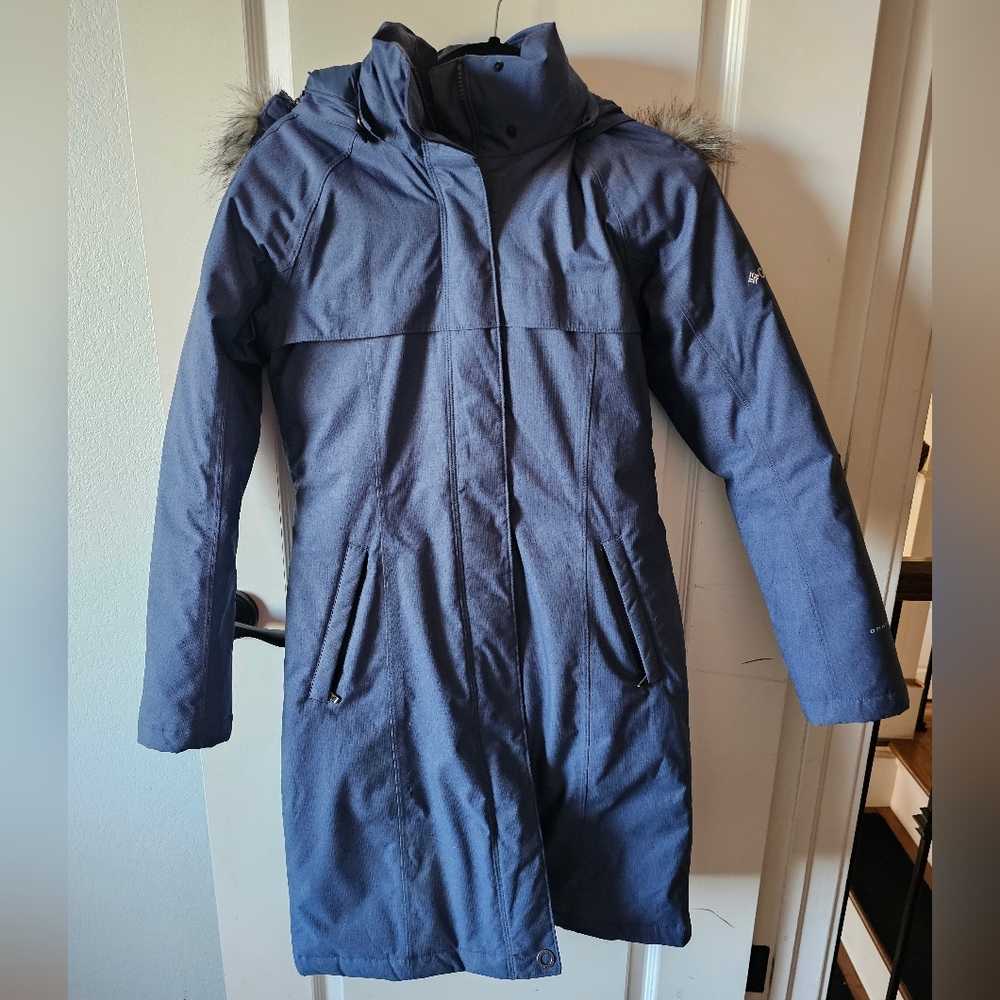 Columbia Parka Jacket - Slate Blue - Size Medium - Women's - Like New